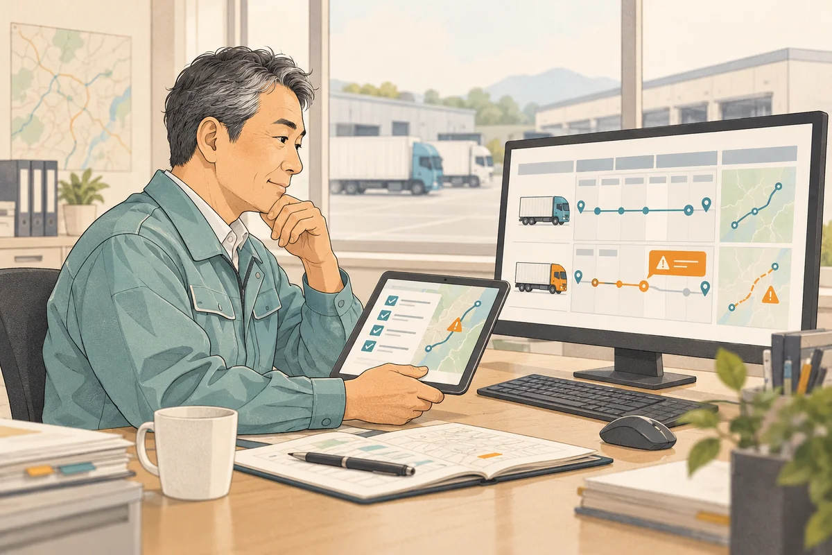 運行管理者・引継ぎ担当の業務イメージ