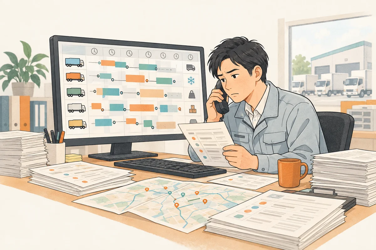 配車担当者の業務イメージ