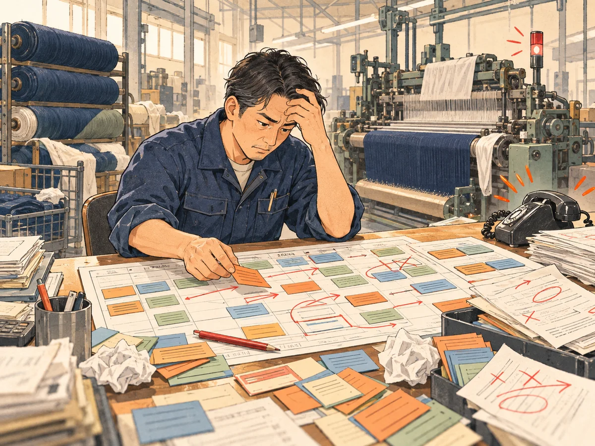 生産管理者の業務イメージ