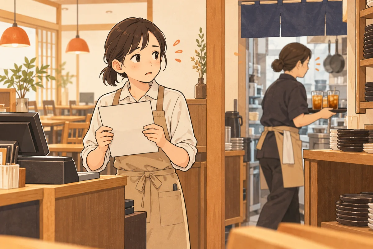 店舗スタッフの業務イメージ