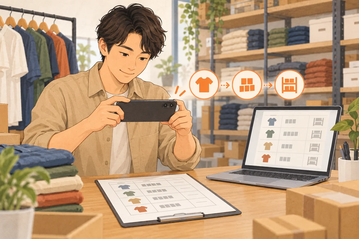 在庫・EC担当の業務イメージ
