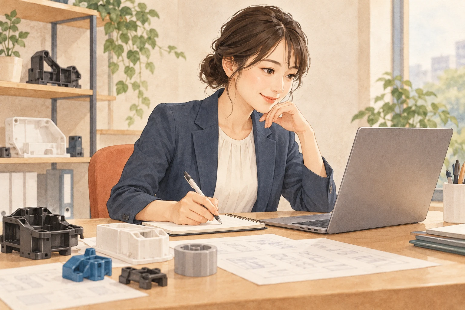 受注窓口の営業担当の業務イメージ