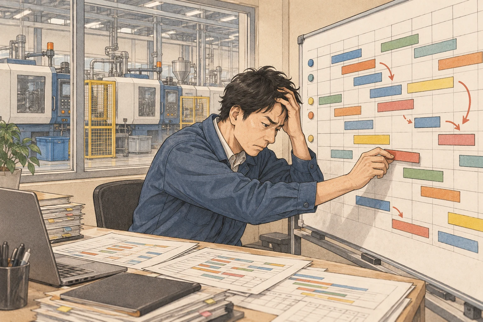 生産管理担当の業務イメージ