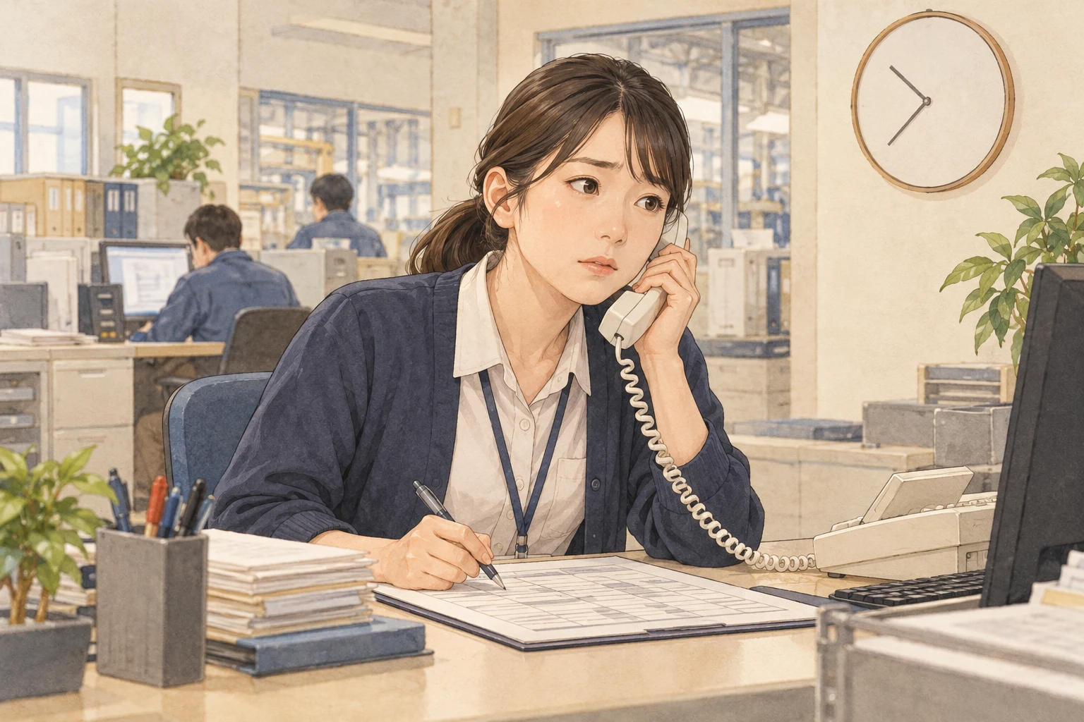 受注窓口の営業担当の業務イメージ
