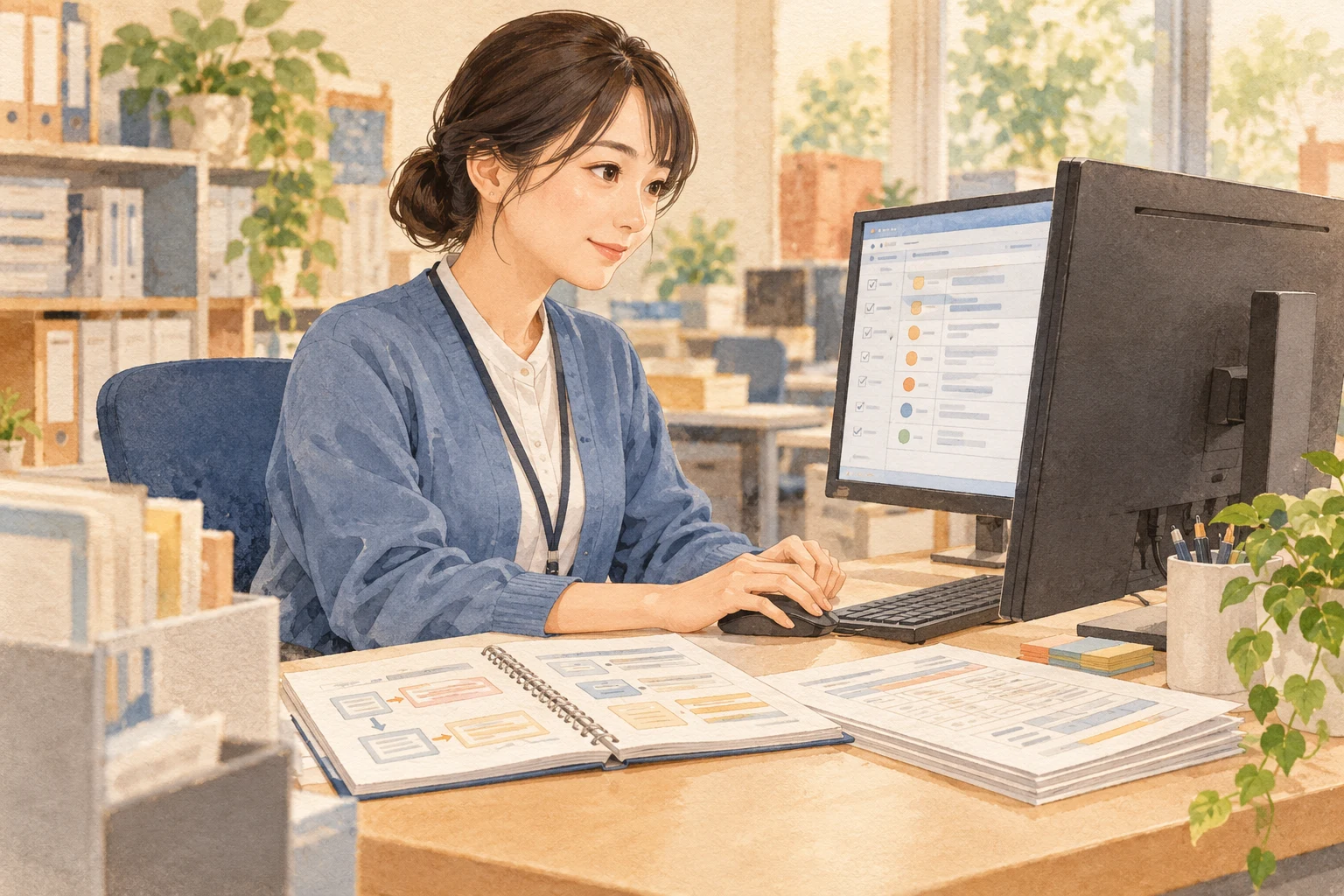 引継ぎを受ける担当者の業務イメージ
