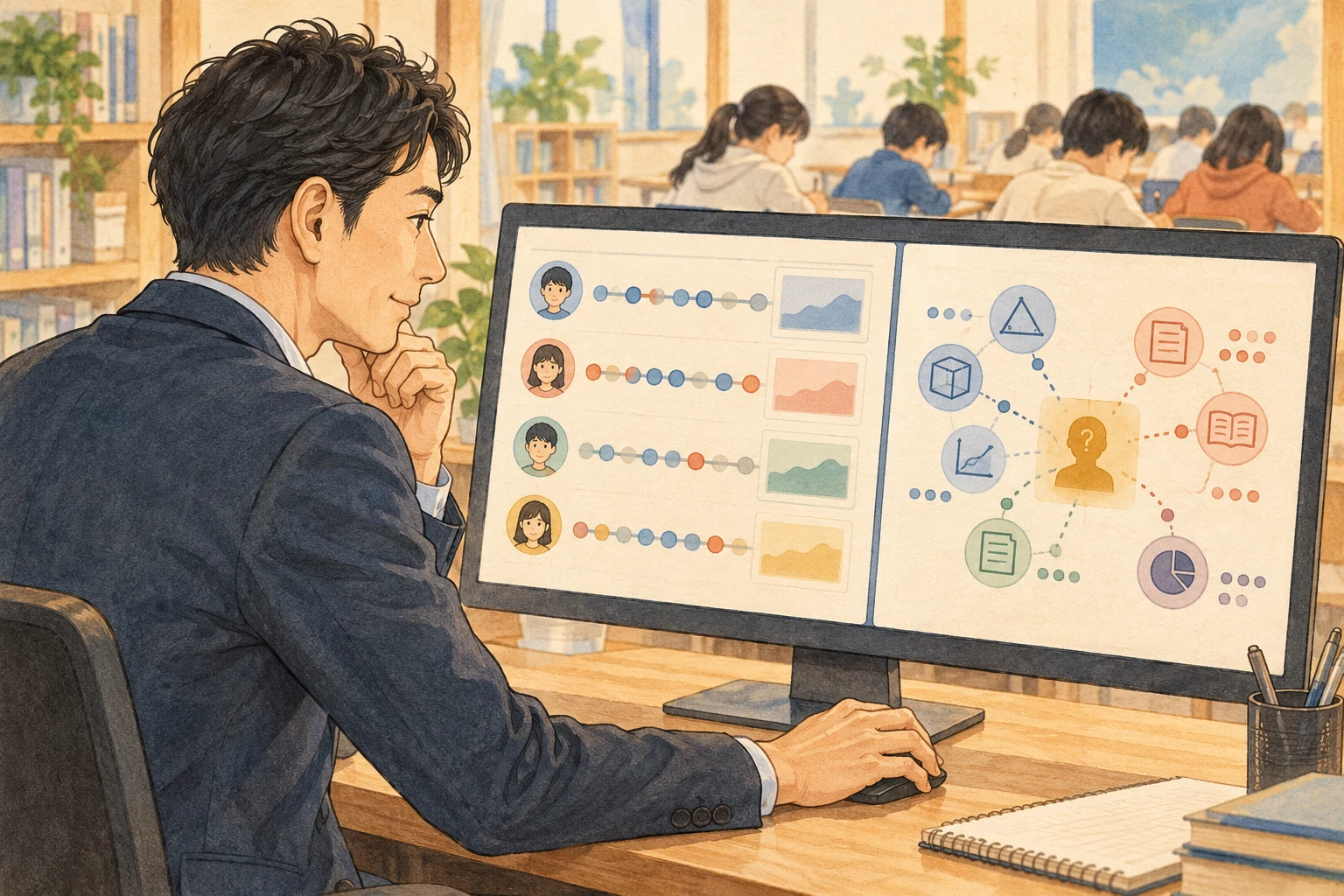 教室長・学習管理担当の業務イメージ